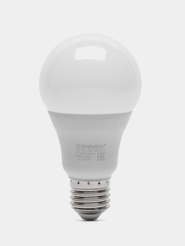 Лампа светодиодная SONNEN, 130 Вт, цоколь Е27, 30000ч, LED, A65-15W-4000