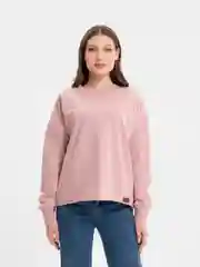 Розовый свитшот женский, оверсайз