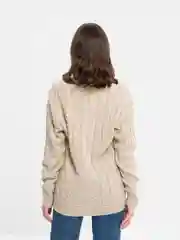 Бежевый кардиган женский