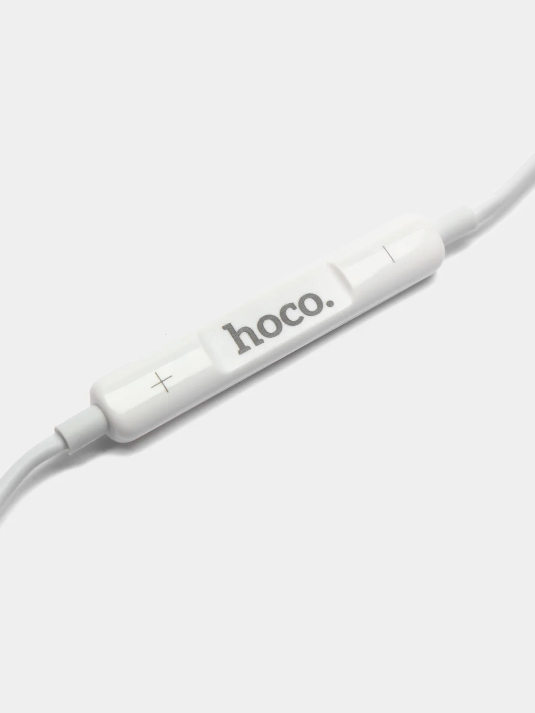 Белый наушники Hoco M101, с микрофоном
