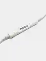 Белый наушники Hoco M101, с микрофоном