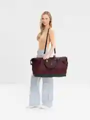 Багровый сумка дорожная Kartex