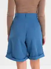 Голубой шорты классические, женские