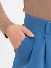 Голубой шорты классические, женские