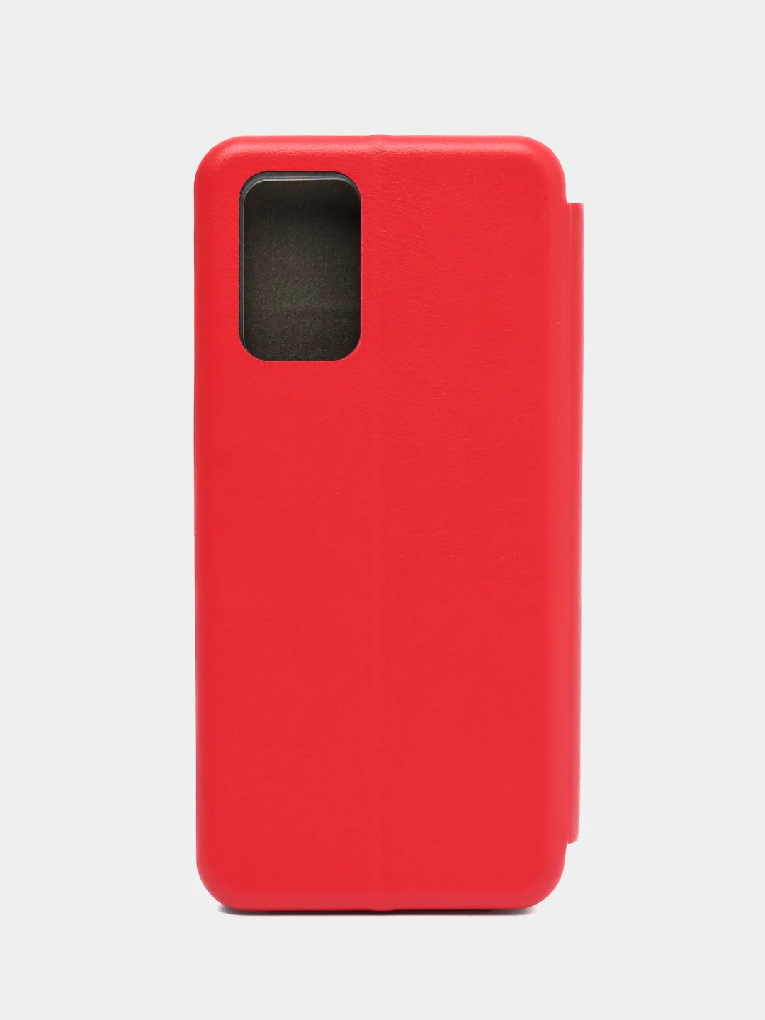 Красный чехол-книжка для Realme 8 5G (Реалми 8 5G), из экокожи