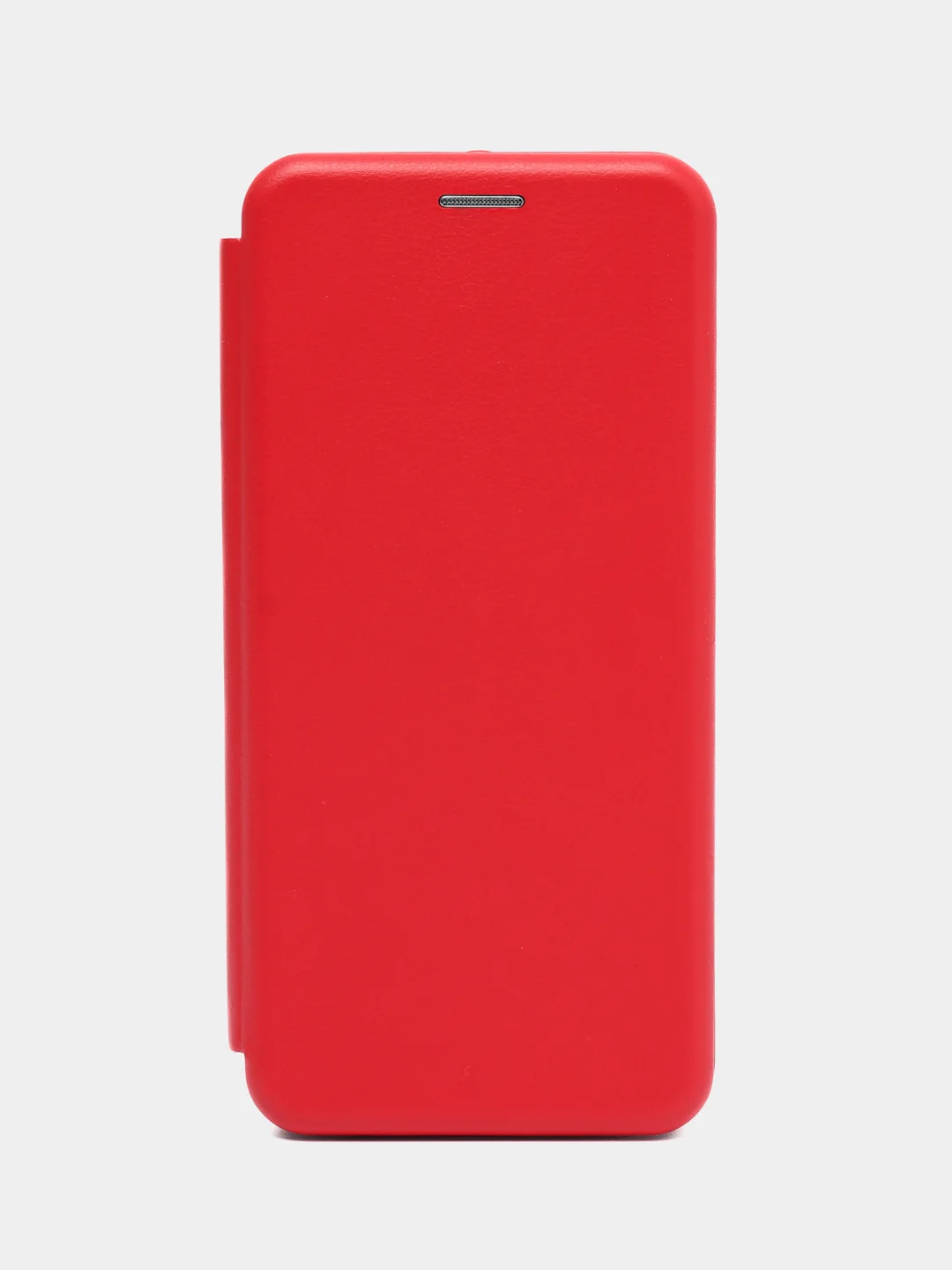 Красный чехол-книжка для Realme 8 5G (Реалми 8 5G), из экокожи