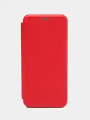 Красный чехол-книжка для Realme 8 5G (Реалми 8 5G), из экокожи