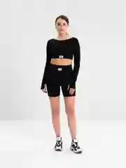 Черный спортивный костюм женский для фитнеса йоги