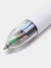 Белый шариковая ручка, разноцветная, 6 цветов/ Многоцветная ручка