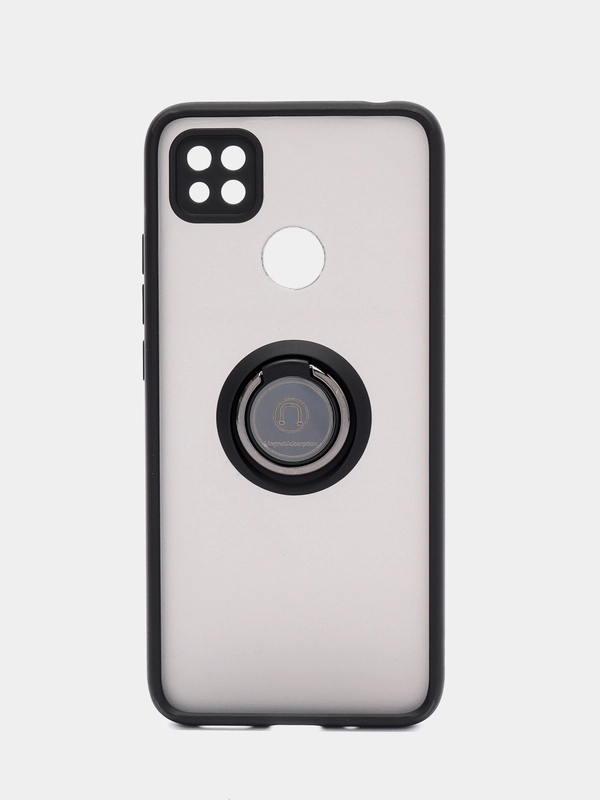 Чехол противоударный Xiaomi Redmi 9C, Redmi 10A, Poco C3 с магнитом и кольцом