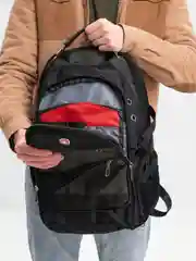 Хаки рюкзак мужской, с USB и AUX, портфель для школы, школьный рюкзак