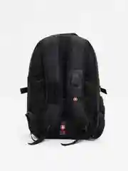 Красный рюкзак мужской, с USB и AUX, портфель для школы, школьный рюкзак