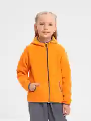 Оранжевый флисовый костюм, детский