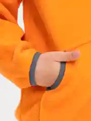 Оранжевый флисовый костюм, детский