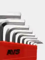 Набор ключей AVS, торцевые шестигранные, 10 предметов, 1,5-12 мм