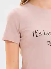 Пудровый футболка женская с печатью "Its LeviOsa, not LeviosA", по мотивам Гарри Поттера