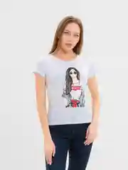 Прозрачный футболка женская, хлопок