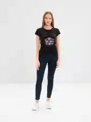 Угольный футболка женская, с печатью