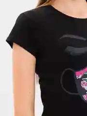 Угольный футболка женская, с печатью