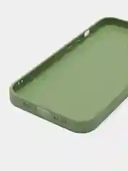 Бирюзовый чехол для iPhone (Айфон) 13 со стеклянной панелью