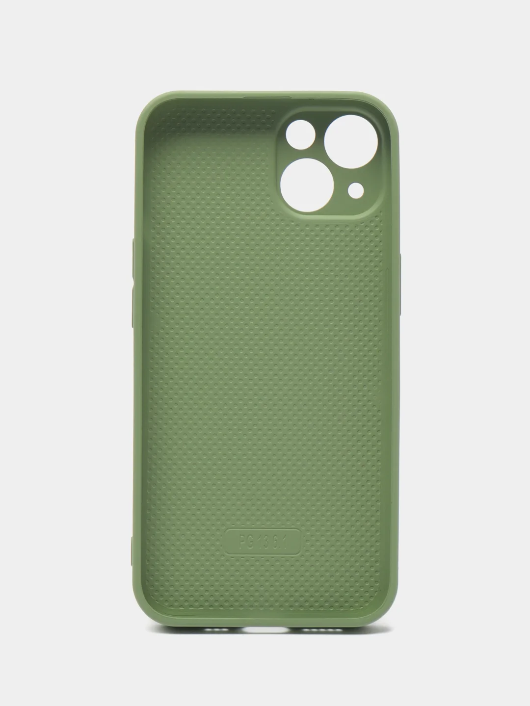 Бирюзовый чехол для iPhone (Айфон) 13 со стеклянной панелью