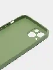 Бирюзовый чехол для iPhone (Айфон) 13 со стеклянной панелью
