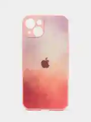 Коралловый чехол для iPhone (Айфон) 13 со стеклянной панелью