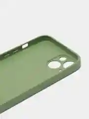 Небесно-голубой чехол для iPhone (Айфон) 13 со стеклянной панелью