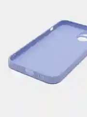 Синий чехол для iPhone (Айфон) 13 со стеклянной панелью