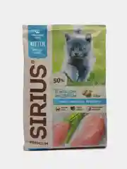 Сухой корм для котят Sirius (Сириус), с индейкой  1,5 кг