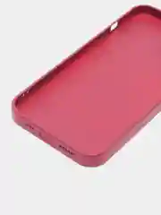 Фуксия чехол для iPhone (Айфон) 13 со стеклянной панелью