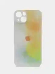 Аметистовый чехол для iPhone (Айфон) 13 со стеклянной панелью