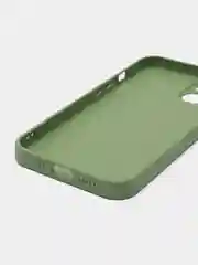 Горчичный чехол для iPhone (Айфон) 13 со стеклянной панелью