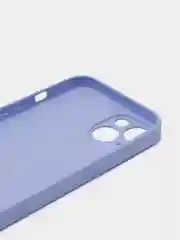 Фиолетовый чехол для iPhone (Айфон) 13 со стеклянной панелью