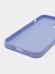 Фиолетовый чехол для iPhone (Айфон) 13 со стеклянной панелью