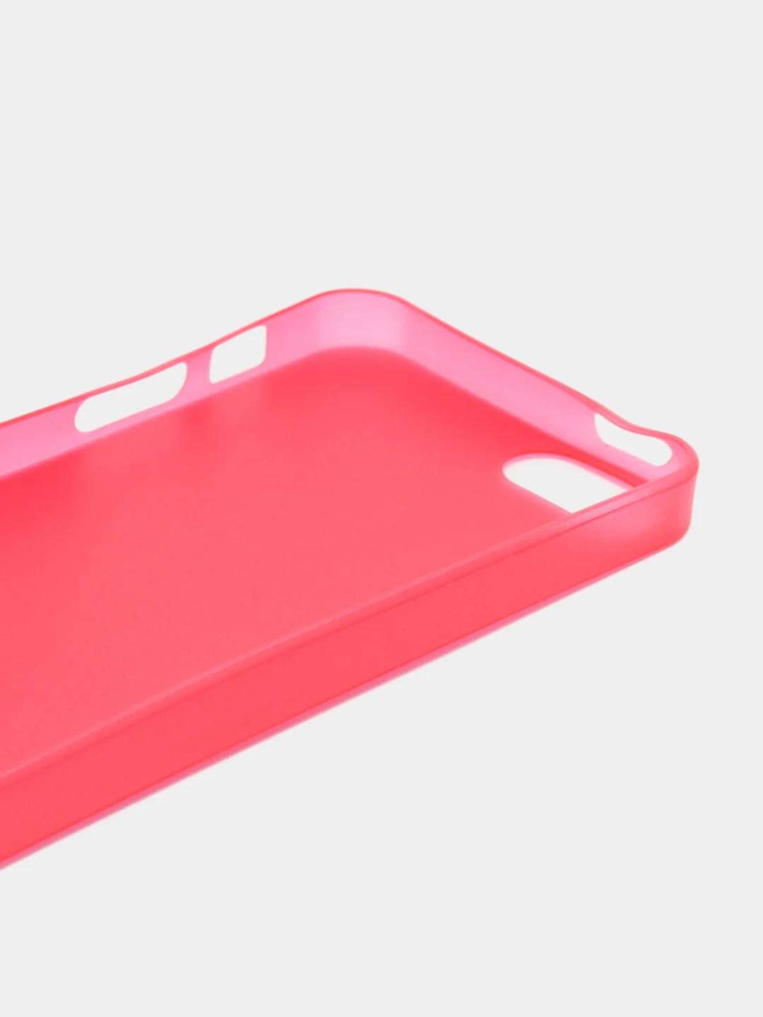 Красный пластиковый чехол для iPhone 5/5S/SE