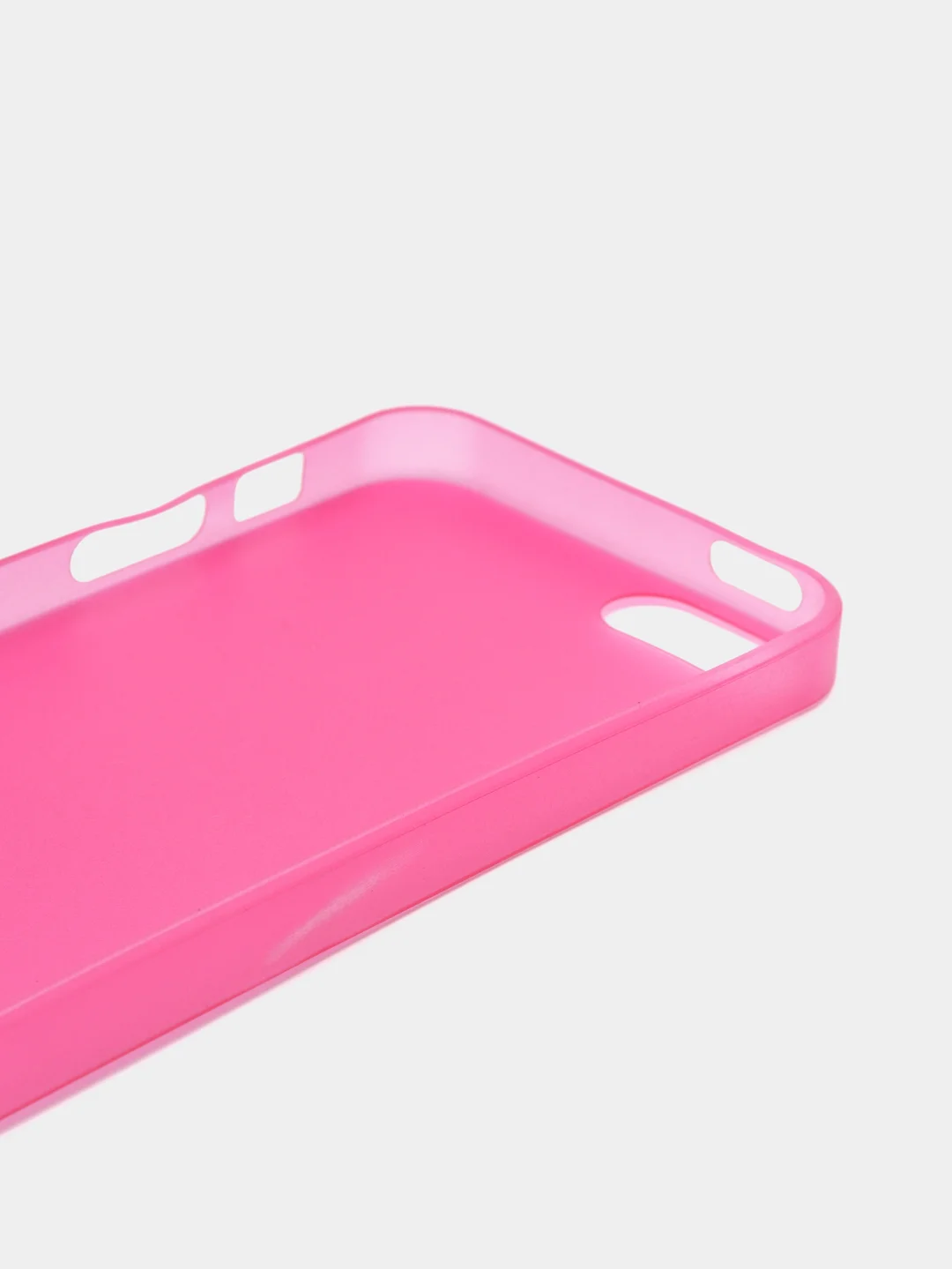 Розовый пластиковый чехол для iPhone 5/5S/SE