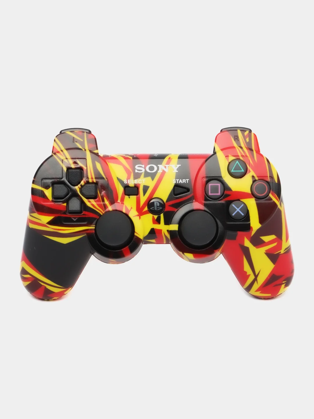Горчичный беспроводной геймпад для PS3