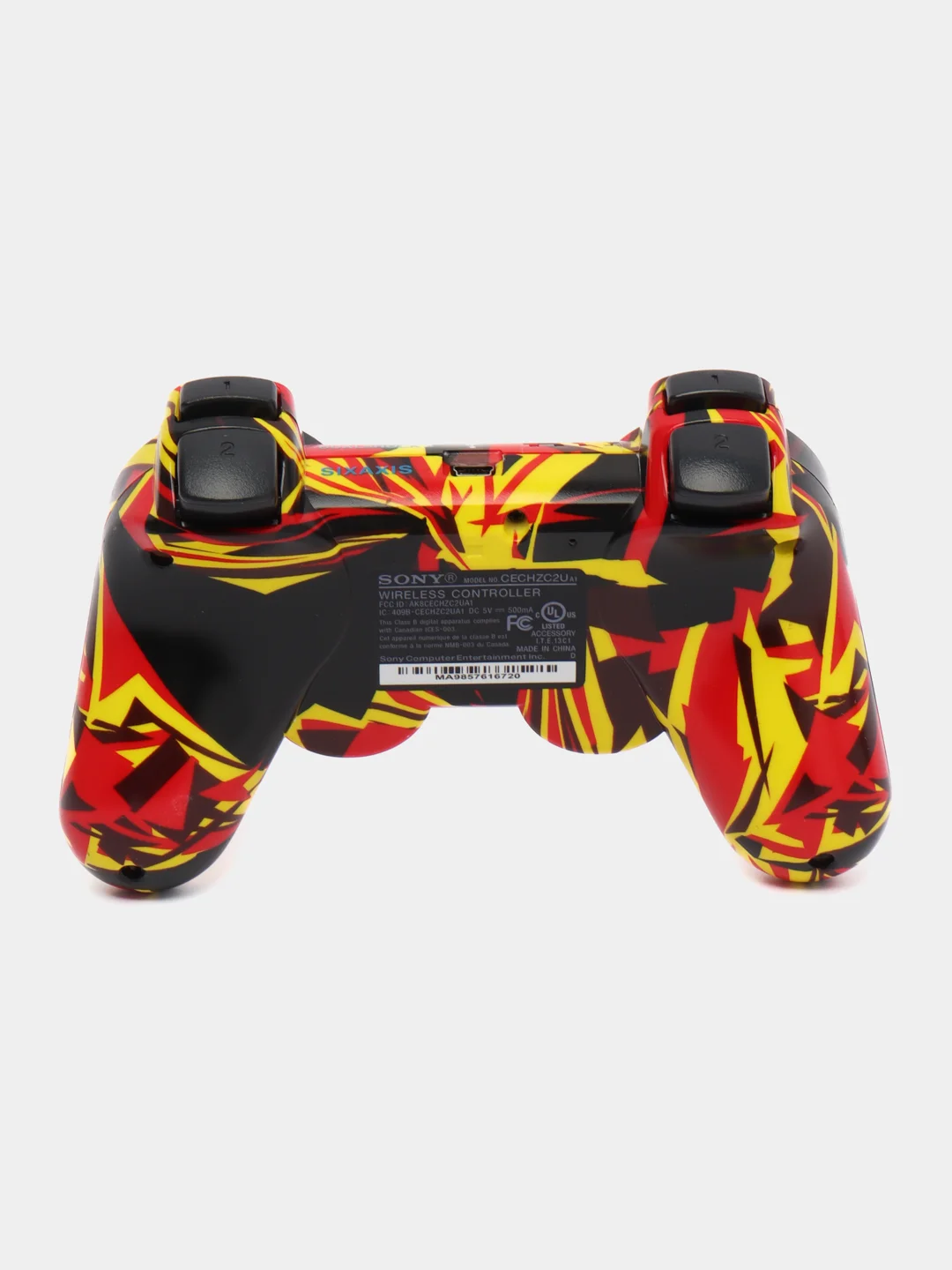 Горчичный беспроводной геймпад для PS3