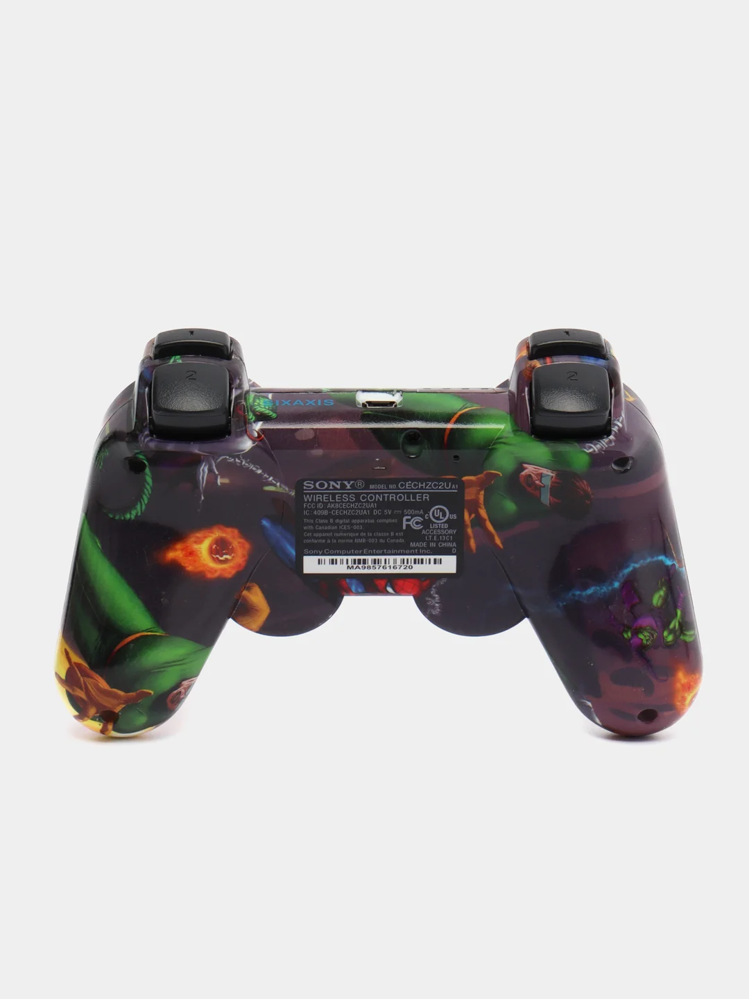 Тёмно-бордовый беспроводной геймпад для PS3