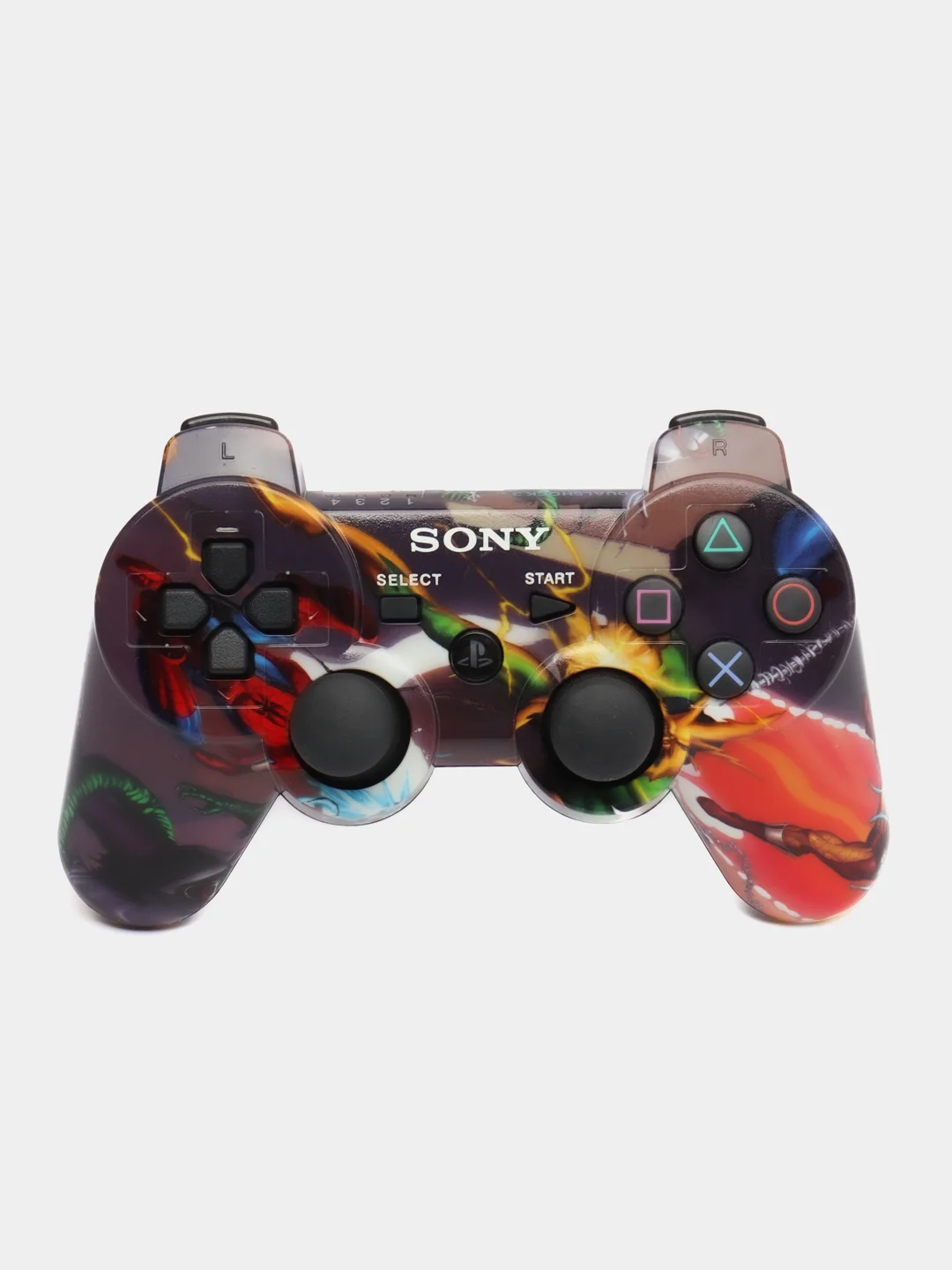 Тёмно-бордовый беспроводной геймпад для PS3