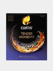Чай черный в пакетиках CURTIS Tender Moments, c черникой, ежевикой и мятой, 100 пакетиков