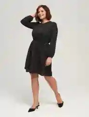 Женское платье повседневное черное