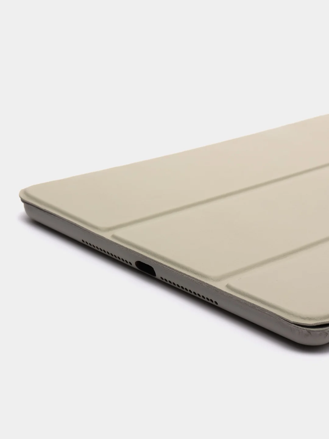 Бежевый меланж чехол-книжка для планшета iPad Air 2
