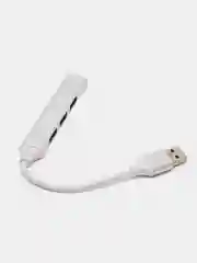Серый металлик хаб Type-C на USB, USB на 4 порта USB, 4 х USB, для Macbook (Макбука)