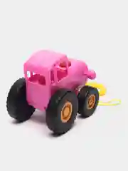 Игрушка Умка Каталка Мила Синий трактор 30 песен и фраз, свет, розовый