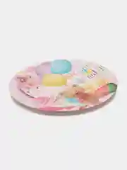 Конфетный тарелка бумажная "С днём рождения!", 18 см, 10 штук