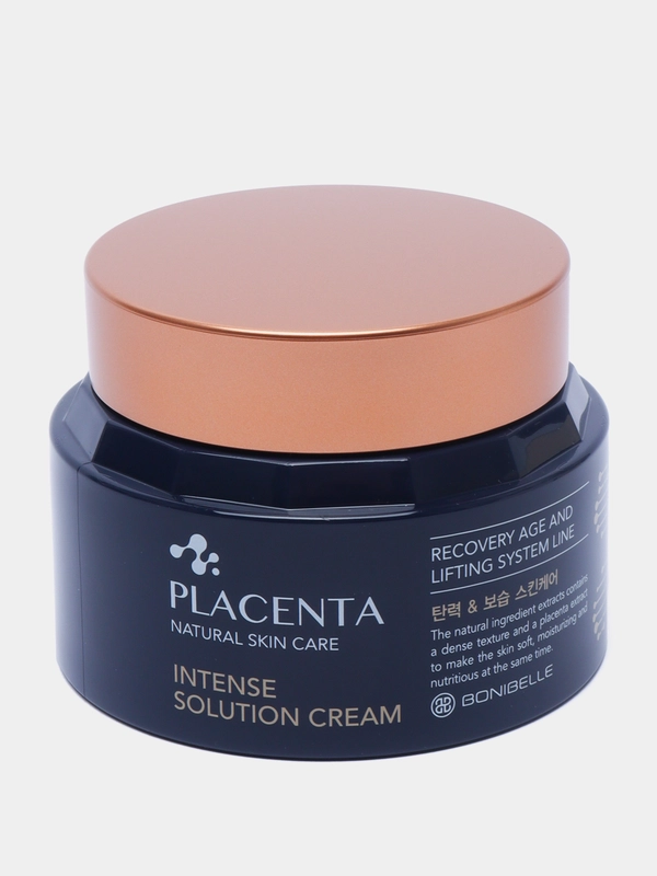 Крем для лица антивозрастной Bonibelle Placenta, с плацентой, от морщин, подарок, Корея