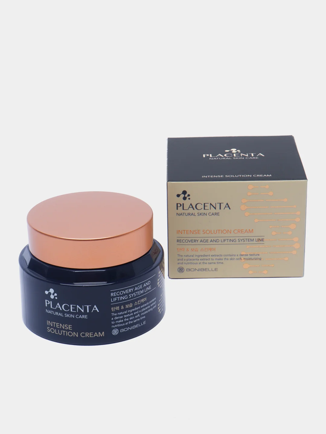 Крем для лица антивозрастной Bonibelle Placenta, с плацентой, от морщин, подарок, Корея