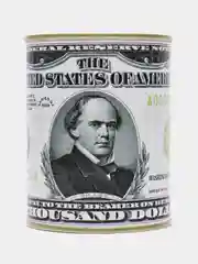 Угольный копилка для денег монт и купюр "Доллары США" USD